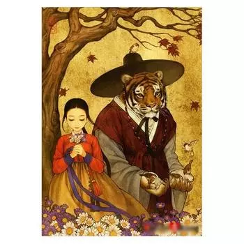 Puzzle Life Красавица и Чудовище 500 деталей, корейские популярные пазлы