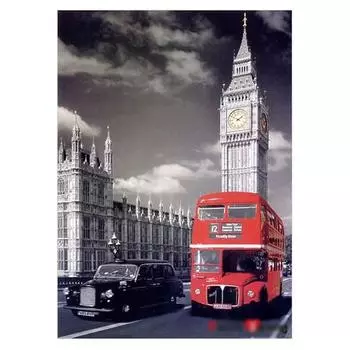 Puzzle Life London in Bus 500 элементов пазл, корейские популярные пазлы