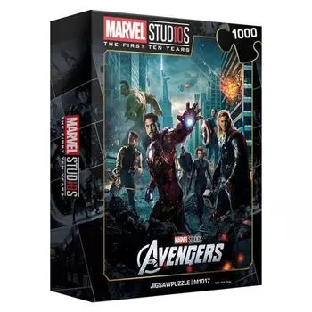 Puzzle Life Marvel 10th Anniversary Jigsaw Puzzle Avengers 1 M1017, популярные корейские пазлы