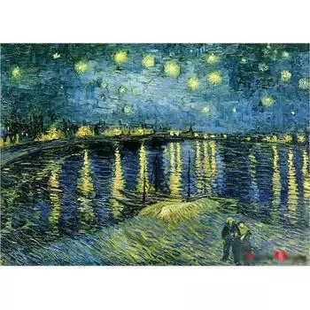 Puzzle Life Rhone River Starry Night Picture Puzzle, популярные корейские головоломки