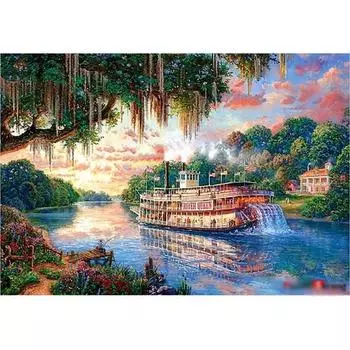 Puzzle Life River Queen The River Queen 1000 деталей, корейские популярные пазлы