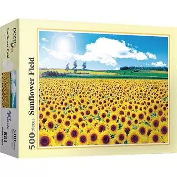 Puzzle Life Sunflower Field Jigsaw Puzzle PL881, Korean popular puzzles