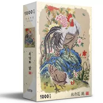 Puzzle Life Wood Flower Chicken Jigsaw Puzzle, популярные корейские головоломки