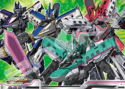 Puzzle set Shinkansen transformation robot Shinkalion 54 80 pieces & PS-18