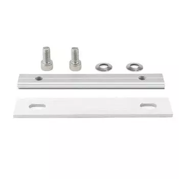 Pv кронштейн направляющий рельс соединитель универсальный солнечный модуль рельсы профиль соединители алюминиевый сплав монтажное соединение 14 см