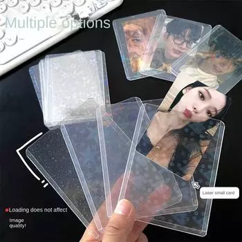 PVC Card Holder Star Photocard Sleeves Idols Album Photo Set Photocard Holder Fans Photo style A