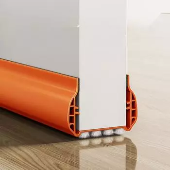 Pvc Door Bottom Sealing Strip Wool-belt Seam Sealing Strip Wind-proof Strip Under The Door Mute and Mouse-proof Strips