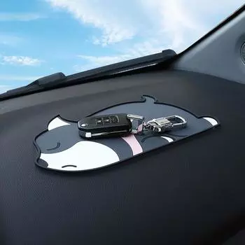 PVC Material Large Soft for Keys, Phones, Ornaments Non Slip Pad Dashboard Pad Car Pad Storage Mat shiba