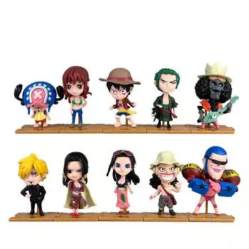 Pvc Piece One Model With Luffy Zoro And Boa Hancock Characters For Anime Fans
