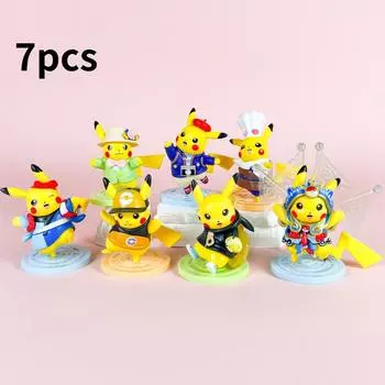 Pvc Pikachu Series Action Figure Model Toy Doll Decoration Gifts Kids