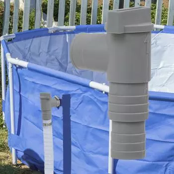 PVC Pool Filter Pump Adapter Durable 32mm Pool On/Off Plunger Valve Leak Proof Replacement for Outdoor Equipment Parts