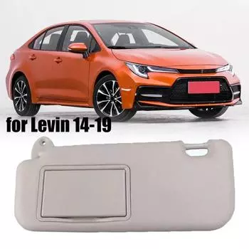 ПВХ авто внутренняя отделка автомобильный солнцезащитный козырек левый водительский серый для Toyota для Levin 2014-2019 автомобильный солнцезащитный козырек защита от солнечных лучей CHINA