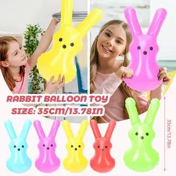 ПВХ Детская мультяшная надувная игрушка Кролик надувная игрушка One Size