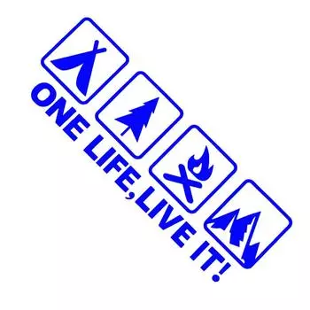 ПВХ кемпинг на открытом воздухе энтузиаст автомобиль наклейка дикое выживание четверная наклейка для окна автомобиля хвост кузова устойчивый к царапинам белый