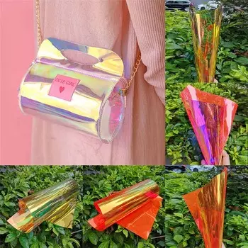 ПВХ лазерная бумага Iris Magic цветная пленка прозрачный цвет DIY лазер прозрачный 20cm*30cm