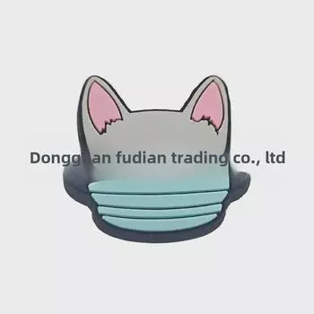 ПВХ мультяшные подвески для обуви в виде кота - украшения для садовой обуви своими руками