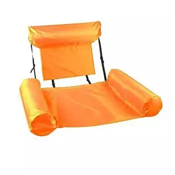 ПВХ Надувное плавающее кресло-шезлонг для взрослых с тремя трубками для слива воды