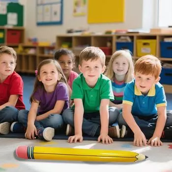 ПВХ Надувной Карандаш Надувной Веселый Карандаш Детские Игрушки Реквизит для Мероприятий Подходит для Украшений для Вечеринки к Началу Учебного Года One Size