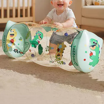ПВХ Надувной ролик для младенцев Раннее развитие Удобная игрушка-погремушка Игрушки для ползания и фитнеса для
