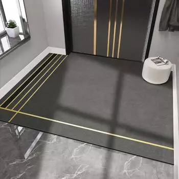 ПВХ наружный входной коврик впитывающий дверной коврик для гостиной крытый коврик для ванной комнаты противоскользящие коврики на заказ 50x80cm