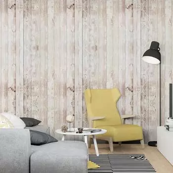ПВХ обои спальня прямая трансляция фон реновация бесследная мебель антикварная текстура древесины самоклеящиеся обои водонепроницаемая настенная ткань 45*100cm