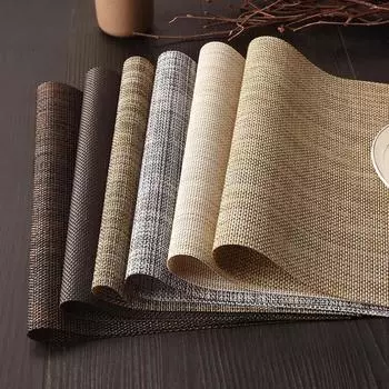 ПВХ-подставка под столовые приборы, изоляционные коврики, украшение для домашнего стола, скандинавская ткань, подставка под миску, гладильная доска, коврик Simplicity Househol 4pcs