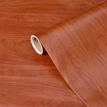 ПВХ Самоклеящиеся Водонепроницаемые Обои Стена в Рулоне Мебельные Шкафы Виниловая Декоративная Пленка Наклейки с Текстурой Дерева Для Домашнего Декора 40cmx2M