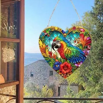 ПВХ стекло специальная форма животное алмазная картина подвесной ловец солнца алмазный рисунок ловец солнца орнамент для DIY ремесло