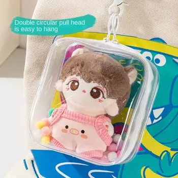 ПВХ сумка для хранения кукол на открытом воздухе с застежкой-молнией косметичка модная сумка для демонстрации кукол на открытом воздухе small чёрный