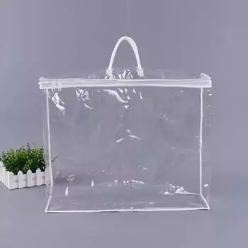 ПВХ Сумки для хранения подушек Прозрачная сумка для упаковки одеял Прочный контейнер для хранения одеял