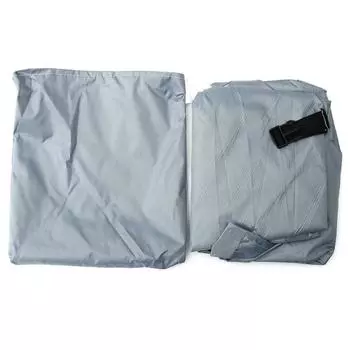 ПВХ универсальный чехол для прицепа, чехлы для замков прицепа, водонепроницаемые дышащие чехлы для прицепного устройства, чехол для домкрата для каравана чёрный