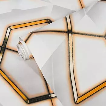 ПВХ утолщенные 3D сплошные геометрические самоклеящиеся обои наклейки для ремонта отеля домашний декор 10M