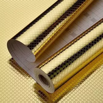 ПВХ Водонепроницаемая Наклейка для Бытовой Техники Сделай Сам Обои в Металлическом Стиле Декоративная Самоклеящаяся Пленка Матовый Серебристый Золотой Контактная Бумага 40cmX20m