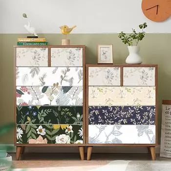 ПВХ водонепроницаемые самоклеящиеся обои для шкафа, шкафа, двери, декор, виниловые наклейки для ремонта, наклейки для мебели 44x200cm