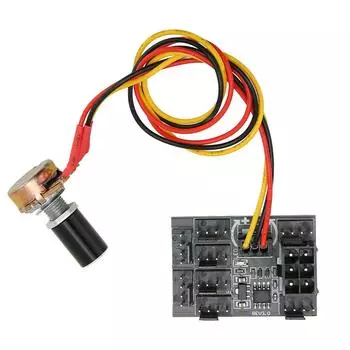 PWM Fan Hub DC 12V 8-канальный гибкий вентиляторный кабель питания Hub контроллер скорости вращения вентилятора охлаждения для ПК
