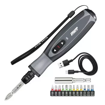 PWT Electric Screwdriver Electric x Manual 2Nm 2000mAh USB Rechargeable Small Cordless ESD03 3.6V
