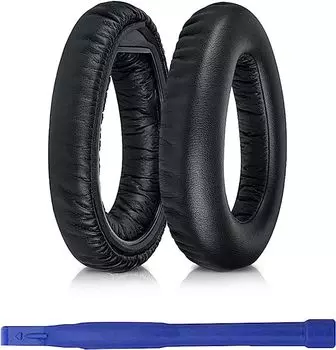 PXC 550 — сменные амбушюры из пеноматериала с эффектом памяти, совместимые с беспроводными наушниками Sennheiser PXC 550 MB серии 660. чёрный