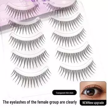 PY30 Прозрачные черные тонкие стебли Воздушная фея Прическа для женщин