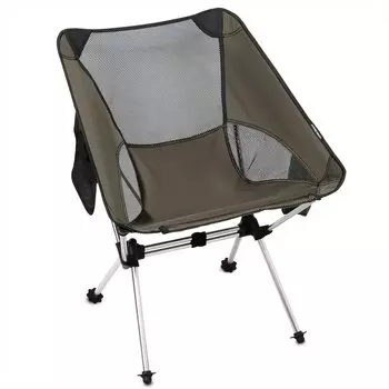 PYKES PEAK Кемпинговый стул обычного типа, сборный, складной, легкий, для кемпинга, для отдыха на природе, CH-01 [NORMAL/DRK OLV]