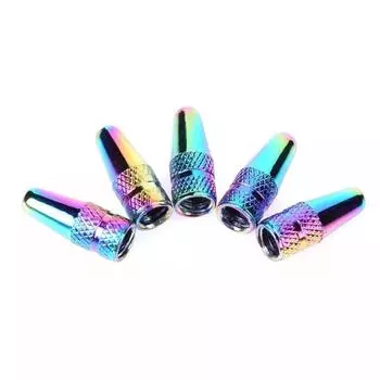 Пыльники для шоссейного велосипеда Алюминий Цинк Цинковый сплав Велосипедные аксессуары Колпачки для ниппелей Колпачки для воздуха шин Ниппели Presta разноцветный