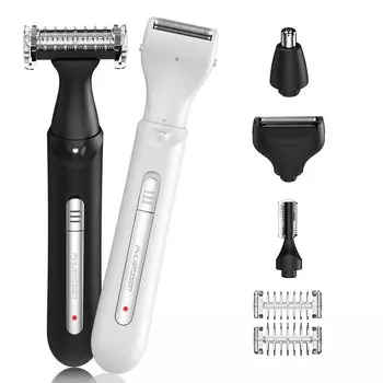 PYLAMISON Body Shaver для мужчин выпущен в 2024 году профессионально разработанный 5 функций в электробритве vio для отходов 7 типов гребня для регулировки длины