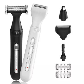 PYLAMISON бритва для тела мужская [новый выпуск 2025 года и профессиональная разработка 0,1 мм и 5 функций в одном] Электробритва Vio для мужчин расточительная обработка поставляется
