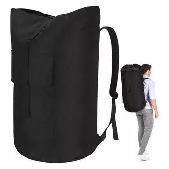 Пыленепроницаемая сумка с плечевыми ремнями, 4 карманами, очень большая, прочная, для общежития колледжа синий