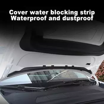 Пыленепроницаемая уплотнительная лента на переднем капоте для Tesla Model Y 3, автомобильные аксессуары, защитная полоска для воды 2024