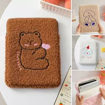 Пыленепроницаемый легкий практичный 11-дюймовый мягкий на ощупь чехол с рисунком собаки для ноутбука, планшета, ПК, сумка для ноутбука коричневый