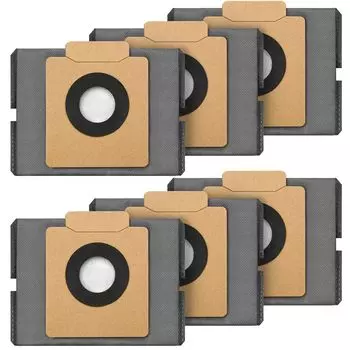 Пылесборник для робота-пылесоса Eufy X8 X10 Pro Omni, 6 шт., совместимый с якорем для сменных пылесборников Eufy Pro/