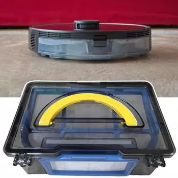 Пылесборник Yousheng, пылесборник, простая установка, практичный прозрачный пылесборник для ILIFE V3/v5S/v5s Pro синий