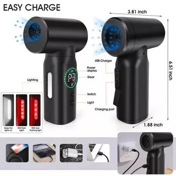 Пылесос 2 в 1, портативный пылесос, ручной перезаряжаемый, большой емкости для ПК, ноутбука, автомобиля, чистая клавиатура