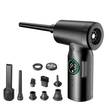 Пылесос 2 в 1, портативный пылесос, ручной перезаряжаемый, большой емкости для ПК, ноутбука, автомобиля, чистая клавиатура