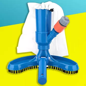 Пылесос для бассейна с инструментом для ухода за щеткой для надувной угловой стены